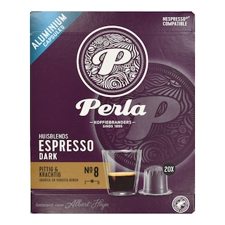 PERLA BEVERAGES | Κάψουλες Καφέ Perla Espresso Dark 20x5g