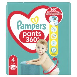 PAMPERS | Πάνες Βρακάκι Μωρού Pants Νο4 30 Τεμάχια