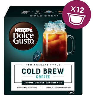 NESCAFE | DOLCE GUSTO | Κάψουλες Καφέ Dolce Gusto Cold Brew 12x9.7g