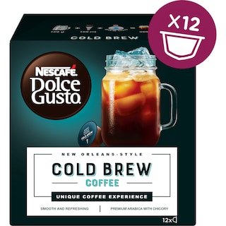 NESCAFE | DOLCE GUSTO | Κάψουλες Καφέ Dolce Gusto Cold Brew 12x9.7g
