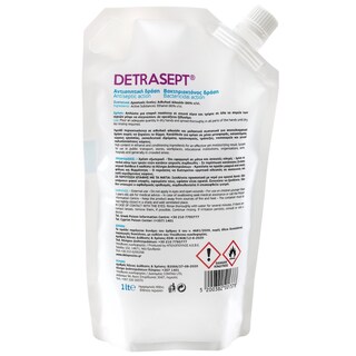 DETRASEPT | Αντισηπτικό Gel Χεριών Βακτηριοκτόνο Ανταλλακτικό 1lt