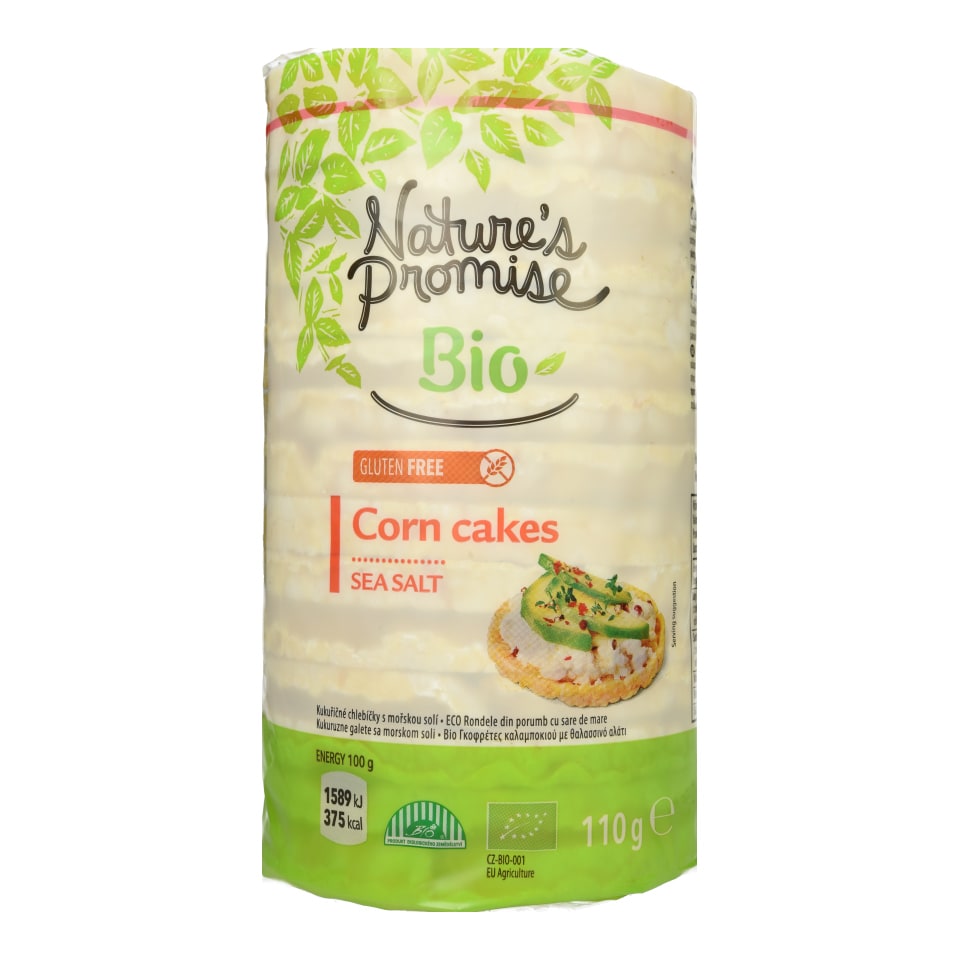 NATURE'S PROMISE Καλαμπογκοφρέτες Bio με Θαλασσινό Αλάτι 110g