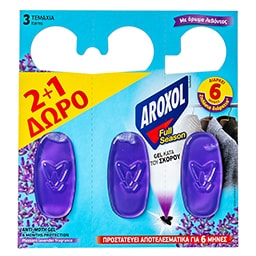 AROXOL | Σκοροκτόνο Gel Full Season 3 Τεμάχια 2+1 Δώρο