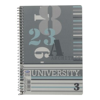 - | ΤΕΤΡΑΔΙΟ ΘΕΜΑΤΑΤΩΝ UNIVERSITY LAMINATED 17X25 3Θ. 1TEM.