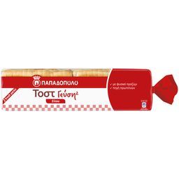 ΠΑΠΑΔΟΠΟΥΛΟΥ | Ψωμί Τοστ Γεύση2 Σίτου 700g