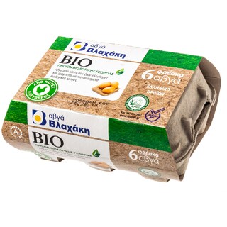 ΒΛΑΧΑΚΗΣ | ΑΥΓΑ ΒΙΟ ΑΥΓΑ 6ΑΔΑ  320 GR