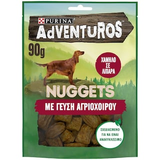 PURINA ONE | Σκυλοτροφή Adventuros Nuggets με Αγριόχοιρο 90g
