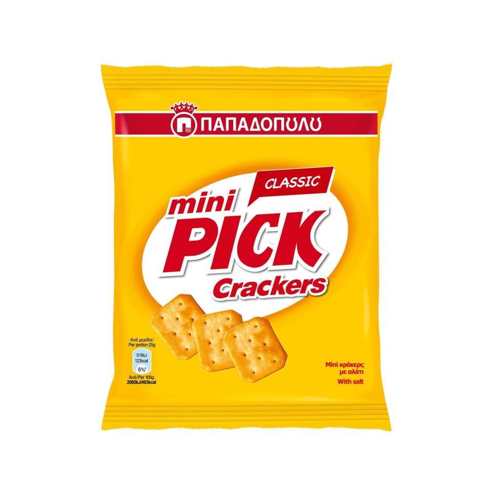 PICK CRACKERS Κράκερς Mini Pick Classic 70g