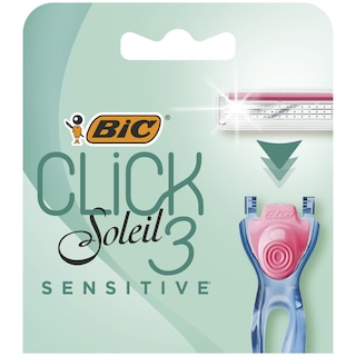 BIC | Ανταλλακτικά Ξυραφιού Click 3 Soleil Sensitive 4 Τεμάχια