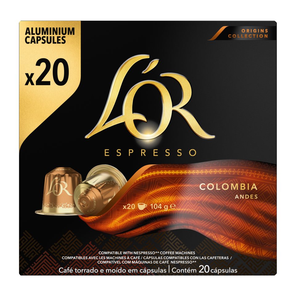 Κάψουλες Καφέ Espresso Colombia 20×5.2g