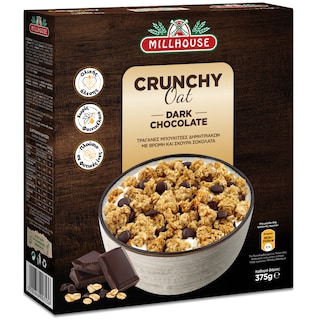 MILLHOUSE | CEREAL CR.OAT&DARK CHOC. 375G