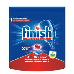 FINISH | ALL IN 1 | Ταμπλέτες Πλυντηρίου Πιάτων Powerball Grease Fighter 20 Τεμάχια