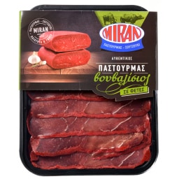 ΜΙΡΑΝ | Παστουρμάς Βουβαλίσιος Φέτες 100g