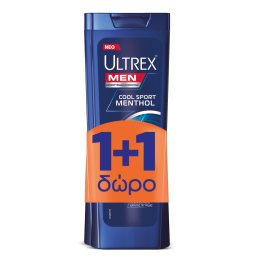 ULTREX | Σαμπουάν Cool Sport Menthol 360ml 1+1 Δώρο
