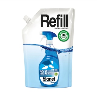 PLANET | Καθαριστικό Τζαμιών Crystal Ice Ανταλλακτικό 750ml