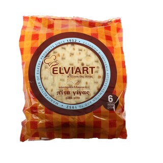 ELVIART | Πίτες Σουβλάκι Γίγας 6 Τεμάχια