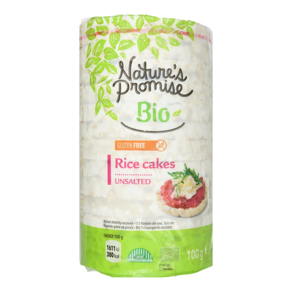 NATURES PROMISE BIO Ρυζογκοφρέτες Bio Ανάλατες 100g