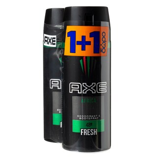 AXE | DEODORANTS FOR MEN AFRICA 300 ML 150ML+150ML FREE