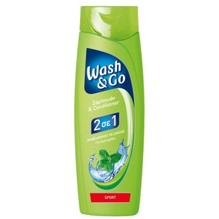 WASH&GO | ΣΑΜΠΟΥΑΝ 2 ΣΕ 1 SPORT 400 ML