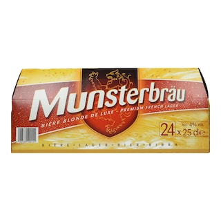 MUNSTERBRAU | Μπύρα Munsterbrau Lager Κουτί 24x250ml