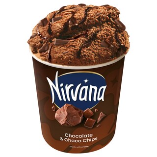 NIRVANA | Παγωτό Σοκολάτα Με Κομμάτια Σοκολάτας 850 ml