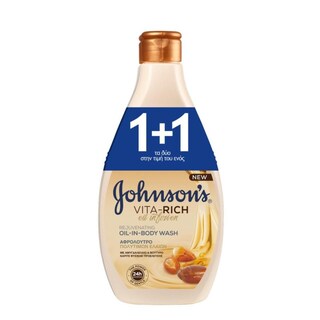 JOHNSON | Αφρόλουτρο Vita-Rich Oil Infusion 400ml 1+1 Δώρο