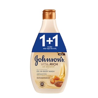 JOHNSON | Αφρόλουτρο Vita-Rich Oil Infusion 400ml 1+1 Δώρο
