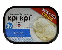 ΚΡΙ ΚΡΙ | Παγωτό Βανίλια 1.5kg