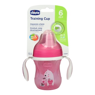 CHICCO | ΘΗΛΕΣ Training Cup 6m+ Ροζ 1 Τεμάχιο