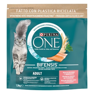PURINA ONE | Γατοτροφή Adult Σολομός & Δημητριακά 1.5Κg