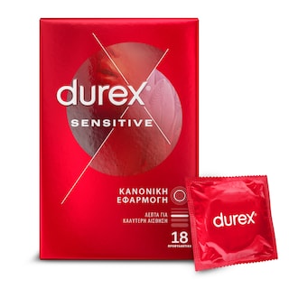 DUREX | Condoms Sensitive Thin Feel 18 Pieces