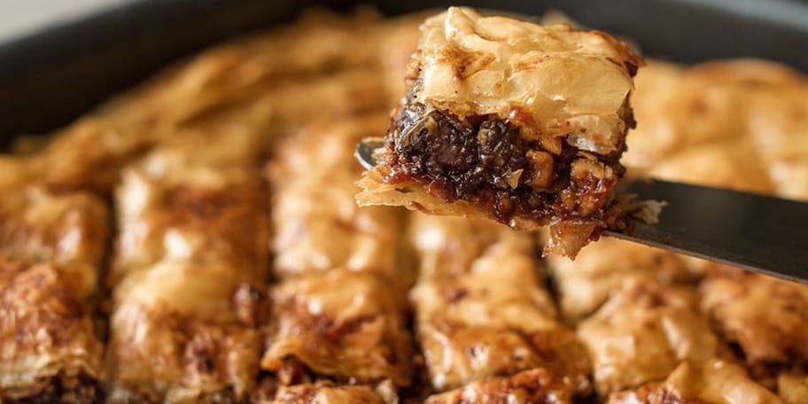 Μπακλαβάς με σοκολάτα