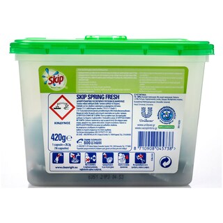 SKIP | ΥΓΡΕΣ ΚΑΨΟΥΛΕΣ ΠΛΥΝΤΗΡΙΟΥ ΡΟΥΧΩΝ SPRING FRESH 16 ΜΕΖ 16 ΜΕΖ