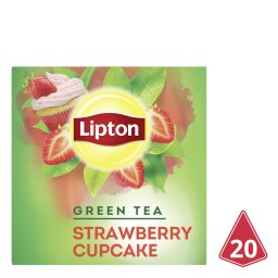 LIPTON | Τσάι Πράσινο Φράουλα Cupcake 20 Τεμάχια