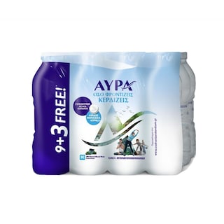 Νερό Φυσικό Μεταλλικό 500ml 9+3 Δώρο