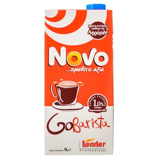 NOVO | Ρόφημα Γάλακτος GoBarista 1% 1lt