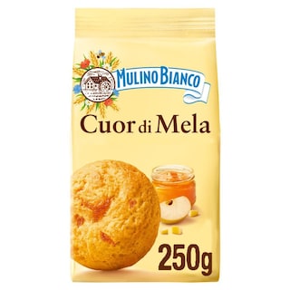 BARILLA | Μπισκότα Γεμιστά Mulino Bianco με Μήλο 250g