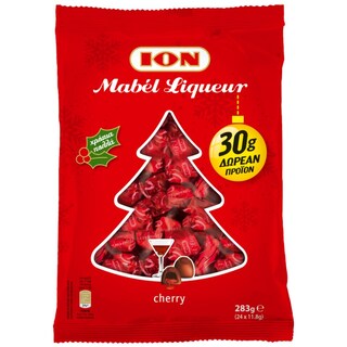 ΙΟΝ | Σοκολατάκια Mabel Λικέρ Κεράσι 253g + 30g Δώρο