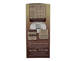 NESCAFE | CAPPUCCINO ΔΥΝΑΤΟΣ 10 ΦΑΚΕΛΑ Χ 14,5 GR 145 GR
