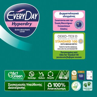 EVERY DAY | ΣΕΡΒΙΕΤΕΣ HYPER DRY ULTRA PLUS SUPER 10 ΤΕΜ