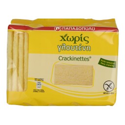 ΠΑΠΑΔΟΠΟΥΛΟΥ | ΚΡΑΚΕΡΣ ΧΩΡΙΣ ΓΛΟΥΤΕΝΗ 100 GR