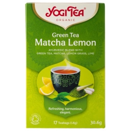 YOGI TEA | Τσάι Πράσινο Βιολογικό Matcha Lemon 17x1.8g