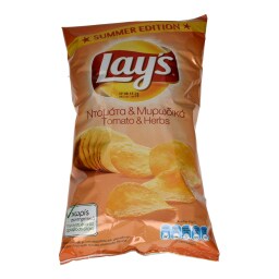 LAYS | ΤΣΙΠΣ ΜΕ ΝΤΟΜΑΤΑ ΚΑΙ ΜΥΡΩΔΙΚΑ 130 GR