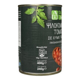 ΑΒ THINK BIO | Τομάτα Ψιλοκομμένη Bio 400g