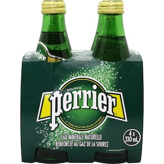 PERRIER | Νερό Φυσικό Μεταλλικό Ανθρακούχο 4x330ml