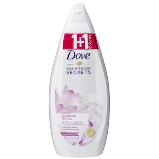 DOVE | DOVE ΒΑΤΗ GLOWING LOTUS 750ML(1+1)  750ML 1+1