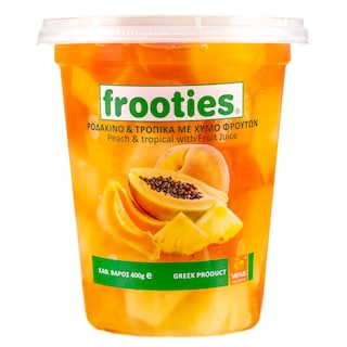 FROOTIES | Φρουτοσαλάτα Ροδάκινο & Τροπικά Φρούτα 400g