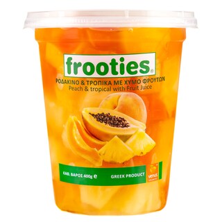 FROOTIES | FROOTIES PEACH CUBES WITH TROPICAL FRUITS 400 GR