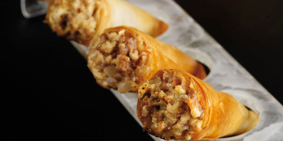 Χωνάκια με κιμά