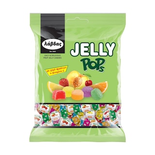 JELLY POP | Καραμέλες Jelly Pop Μεταλιζέ 100g